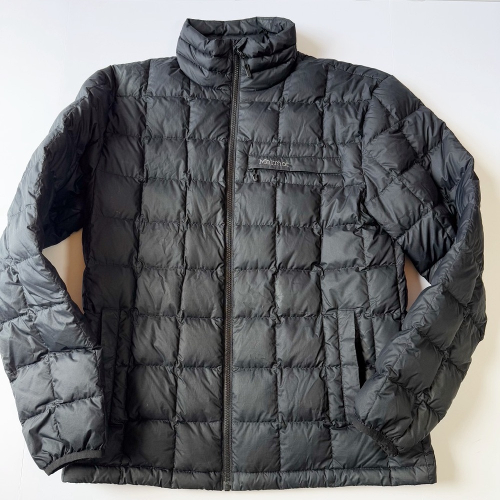 Marmot Black Quilted Puffer Jacket